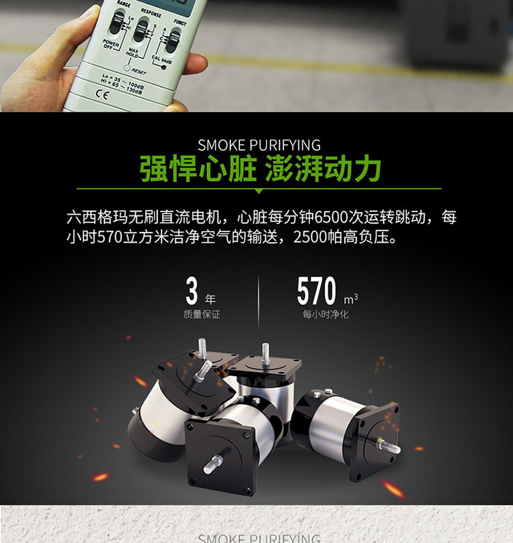 三防塗覆煙霧淨化器DX6000
